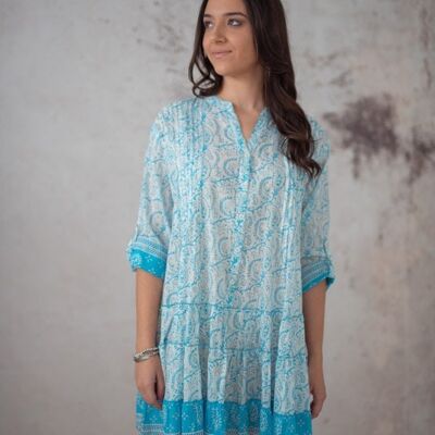 VESTIDO CINTIA AZUL
