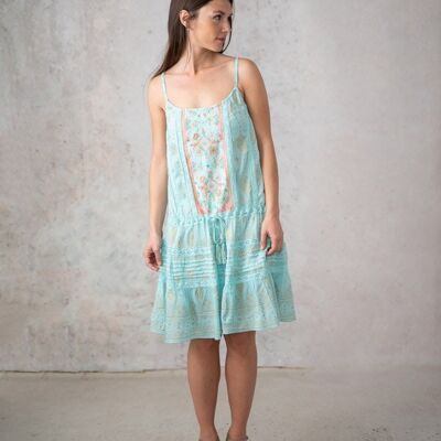 ROBE SICILE AIGUE-MARINE