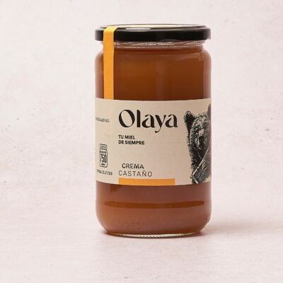 Crème de marrons au miel Olaya 750g