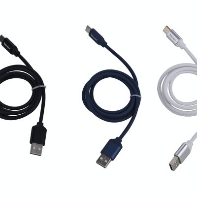 TEKMEE 1M 2A TIPO-C/USB SILICONA COMO CB