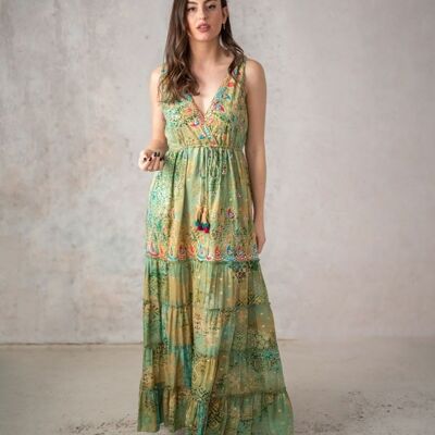 SUMMER DRESS YESENIA GREEN