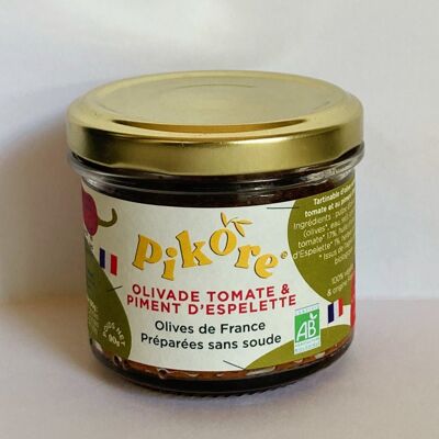 Olivade with tomato and Espelette pepper - Organic