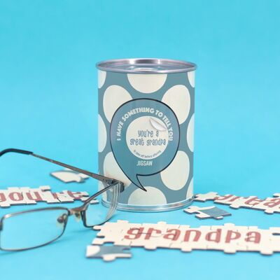 "You're a great gandpa" message puzzle