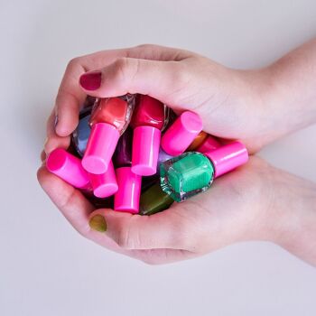 Pack de 12 Vernis à Ongles à l'Eau Enfant - Assortis - Couleurs d'Été 8