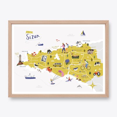Affiche Cap Sizun - 30x40cm