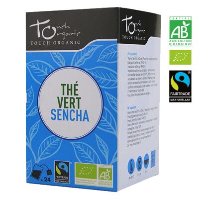 TOQUE ORGÁNICO - TÉ VERDE SENCHA - 24 bolsitas