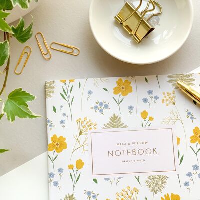 NEW Mila Floral Notebook-