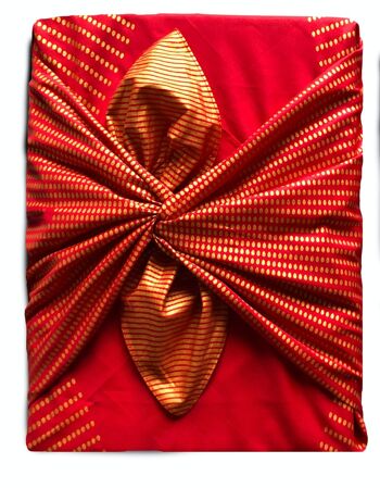 Papier Cadeau Réutilisable Furoshiki Taille L (85x85cm) : La Poule aux Oeufs d'or 2