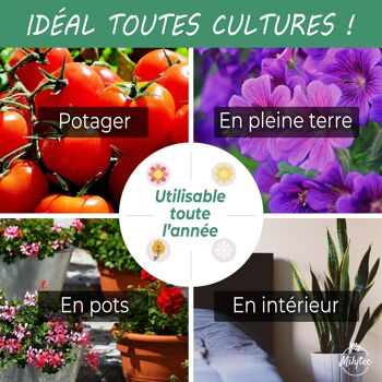 Engrais Plantes Vertes Naturel Bio, NPK, Fertilisant Universel 1000g, Fabrication Française.100% Organique Et Naturel 7
