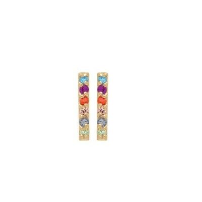 PENDIENTES PLACA ORBARETTE OZ MULTICOLOR