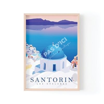 Poster - Santorini