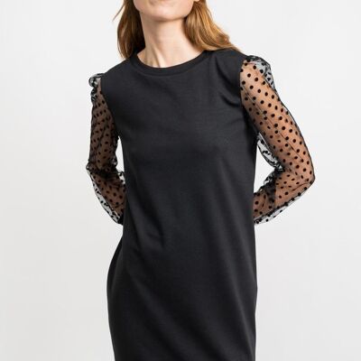 VESTIDO mujer negro - TURGOVIA