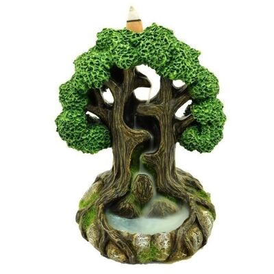 BackF-44 - Waterfall Tree Backflow Incense Burner - Sold in 3x unit/s per outer