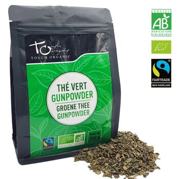 TOUCH ORGANIC - THÉ VERT VRAC GUNPOWDER - ECO 250g - 250g 1