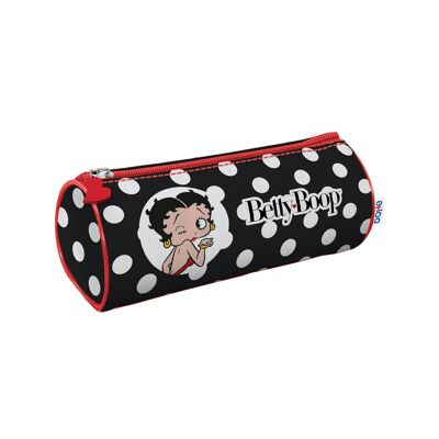 Dohe - Round Pencil Case - Polyester - Size 22x75 cm - Betty Boop