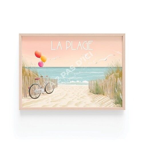 Affiche La Plage