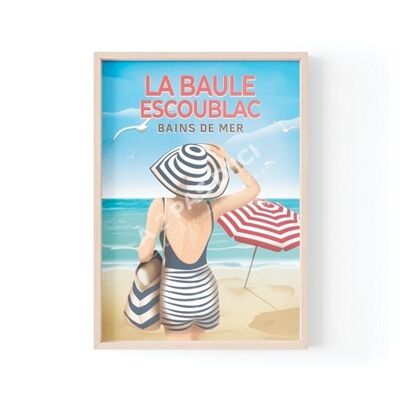 Poster - La Baule Escoublac Sea Baths
