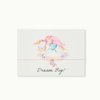 Bracelet Card: Dream Big - Unicorn