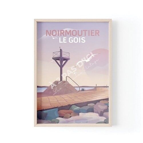 Affiche-Noirmoutier Le Gois