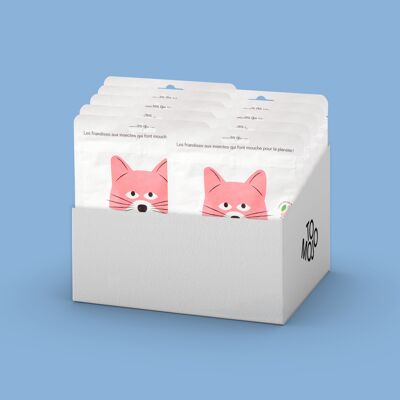 MUSH Katzensnacks – Fell und Haut (Verkaufsfertige Größe – 10 Päckchen)