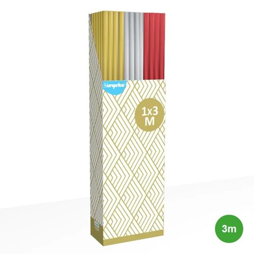 Wrapping Paper Gold 100x300