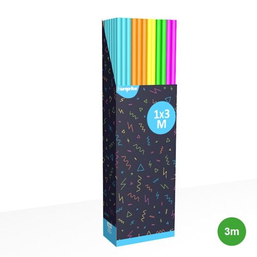 Wrapping Paper Neon 100x300