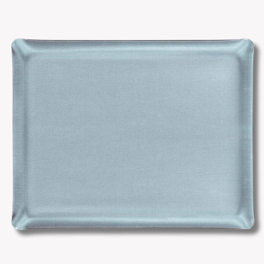 Vassoio Portatutto In Acrilico Trasparente – Bordi Rialzati Antigoccia – Manico Ergonomico – Per Colazione, Bagno, Feste, Ufficio - 5