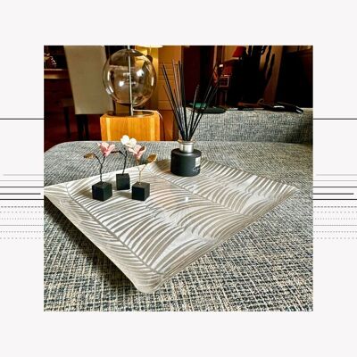 Acrylic serving tray x TRIBAL