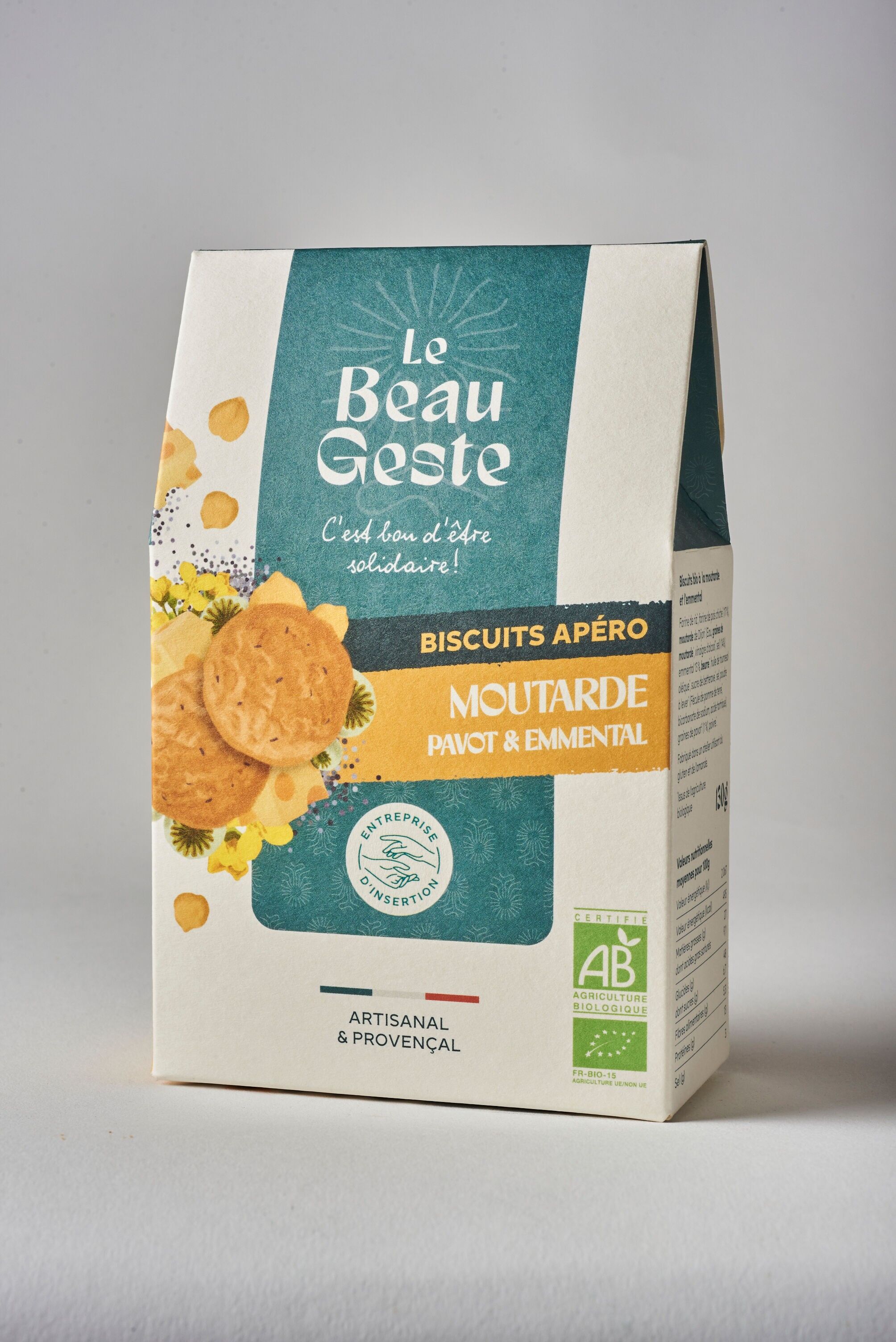 Biscotti alla senape e all'emmental