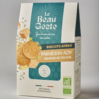 Biscuit apéro Parmesan Fenouil