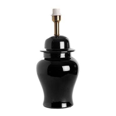BLACK TEMPLE JAR LAMP BASE-E27