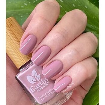 Earthy Nail Polish - Vernis naturel - Lilas Brumeux 2