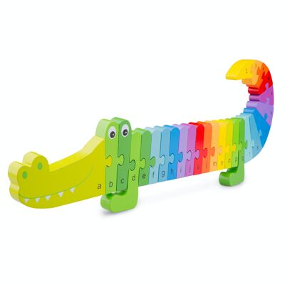 New Classic Toys Alphabet Puzzle - Krokodil