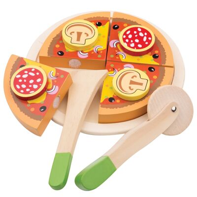 New Classic Toys Salamipizza schneiden