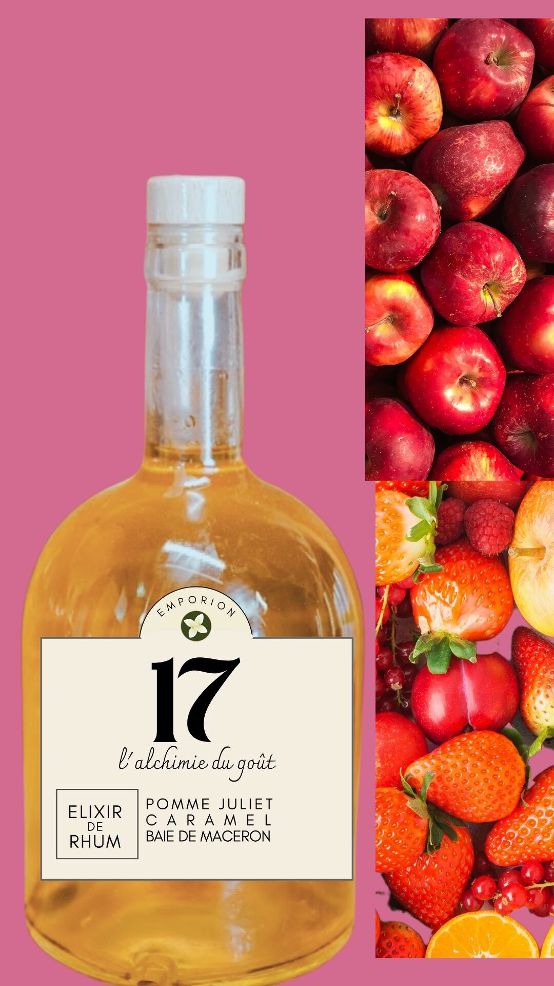 Arrangierter Rum 17 Apfel-Karamell 500ml