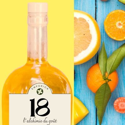 Elixir de rhum  18 Bergamote baie du Bhoutan 500ml