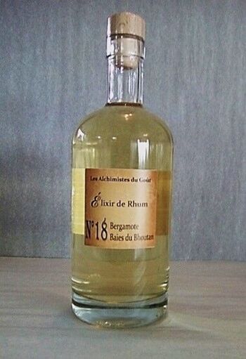 Elixir de rhum  18 Bergamote baie du Bhoutan 500ml 2