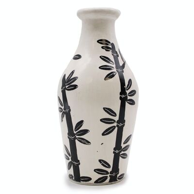 BCV-05 - Bamboo Motif Shaped Vase - Natural - Sold in 1x unit/s per outer