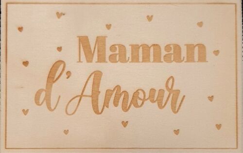 Carte "Maman d'amour"