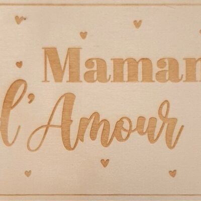 Karte „Liebevolle Mama“.