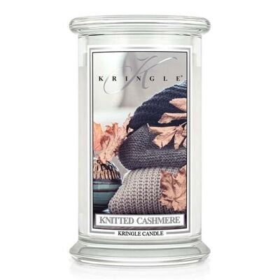 Candela profumata Cashmere lavorato a maglia Large