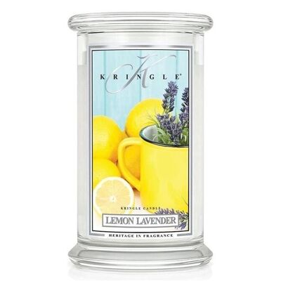 Bougie parfumée Citron Lavande Large
