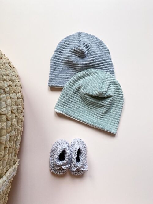 Baby beanie / ribbed