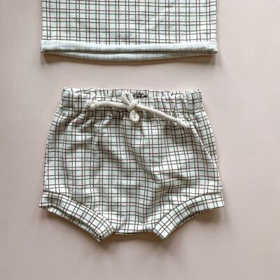 Baby boy shorts / checkers