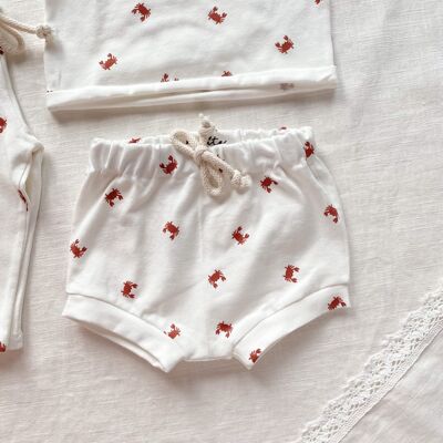 Pantaloncini da neonato / piccoli granchi