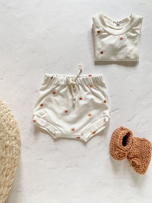 Baby boy shorts / sunshine