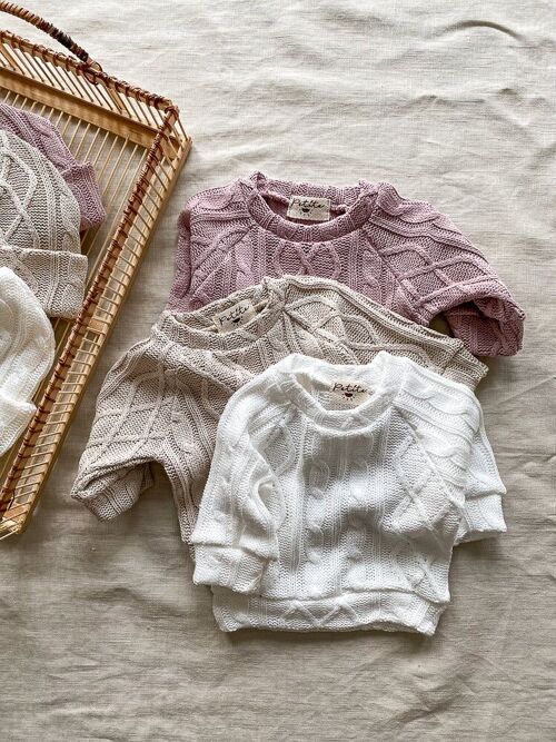 Baby cotton sweatshirt / knit