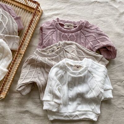 Baby cotton sweatshirt / knit