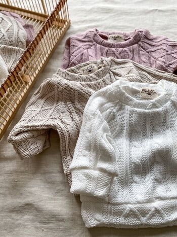 Sweat bébé en coton / tricot 4