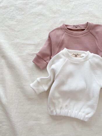 Sweat bébé en coton / tricot 1